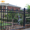 pannello di recinzione in ferro battuto in metallo superiore